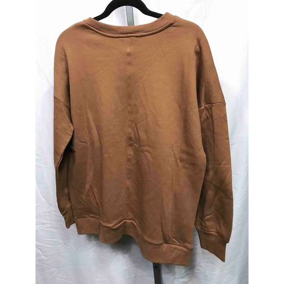 ZENANA Set of 7 Oversized Crew Neck Sweatshirt Long Sleeve Casual Basic Women L - Picture 15 of 16